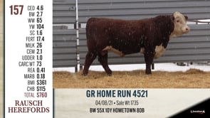 Lot #157 - GR HOME RUN 4521