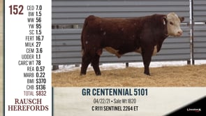 Lot #152 - GR CENTENNIAL 5101
