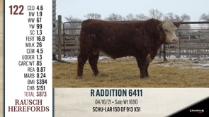 Lot #122 - R ADDITION 6411
