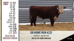 Lot #107 - GR HOME RUN 4221