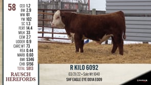Lot #58 - R KILO 6092