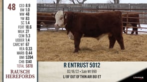 Lot #48 - R ENTRUST 5012