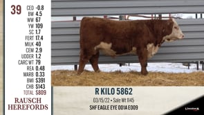Lot #39 - R KILO 5862