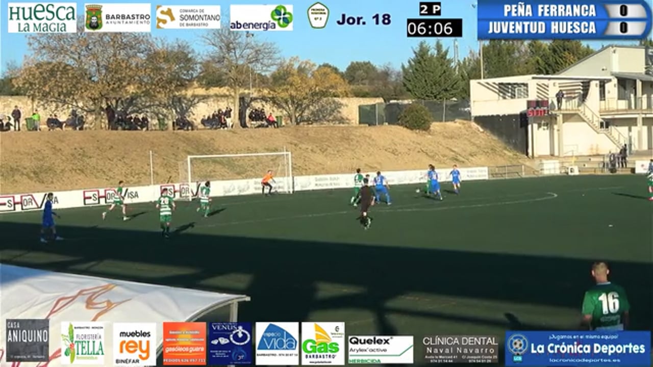 (RESUMEN y GOL) Peña Ferranca Tella 1-0 Juventud de Huesca / Jornada 18 / 1ª Regional Gr 2