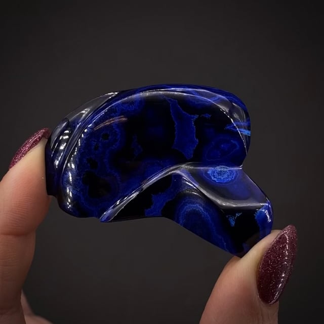 Azurite with Malachite