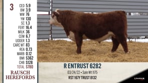 Lot #3 - R ENTRUST 6282