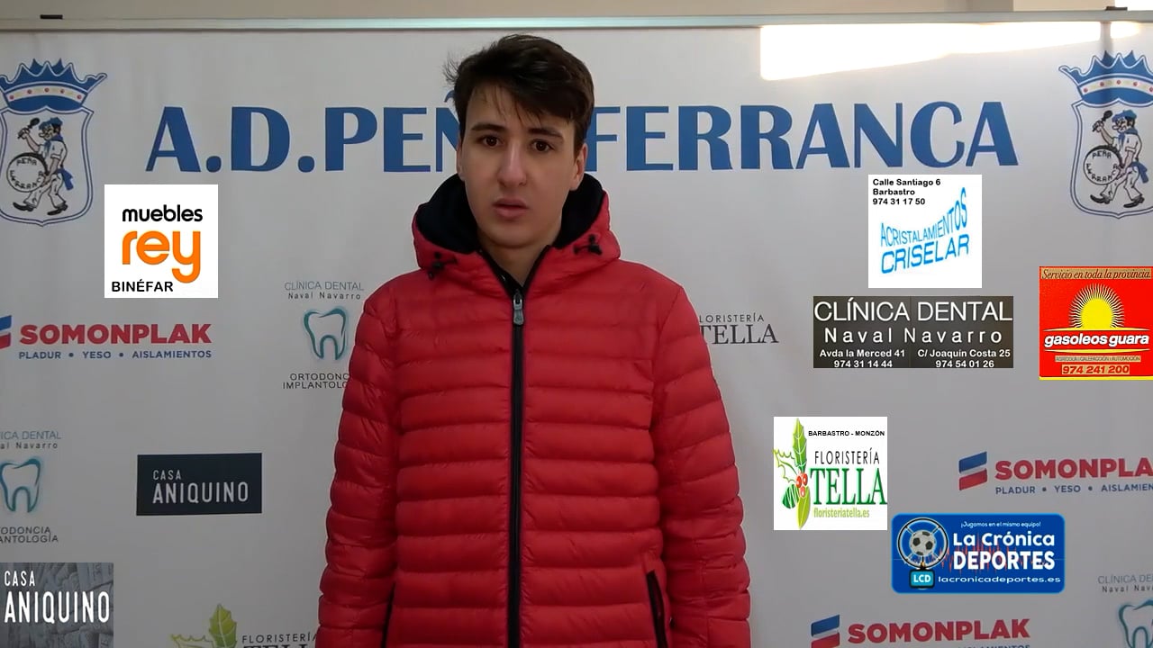 OMISTE (Jugador Juventud de Huesca) Peña Ferranca Tella 1-0 Juventud de Huesca / Jornada 18 / 1ª Regional Gr 2