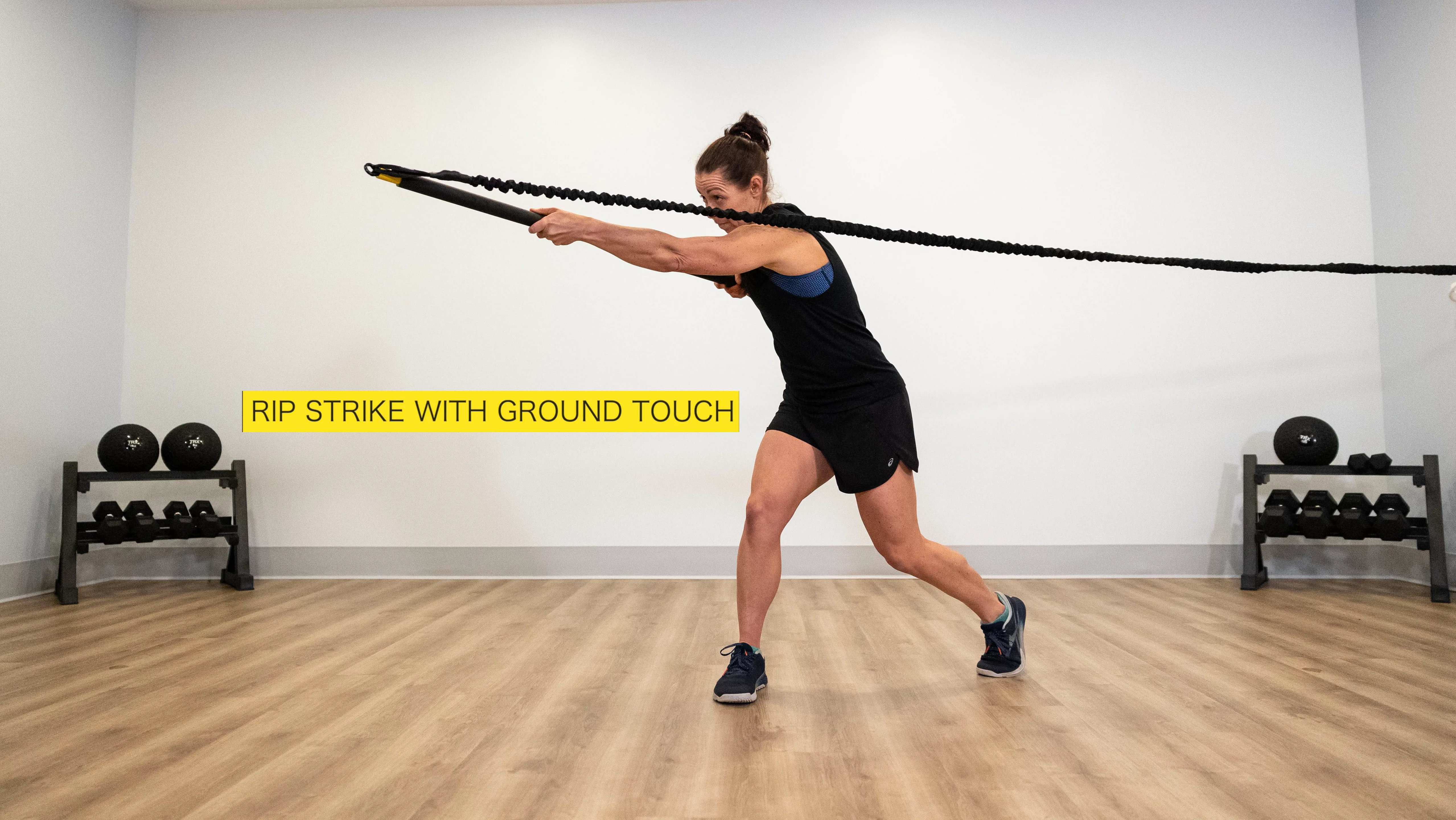 TRX Rip Strike with Ground Touch