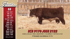 Lot #55 - ECR 9170 JOSE 2122