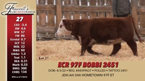 Lot #27 - ECR 97F BOBBI 2451