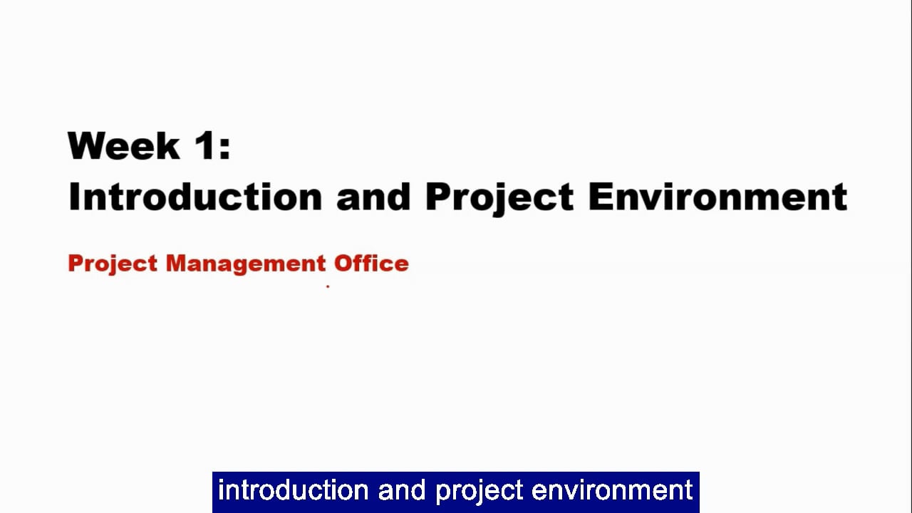 1-3 Project Management Office.mp4 on Vimeo