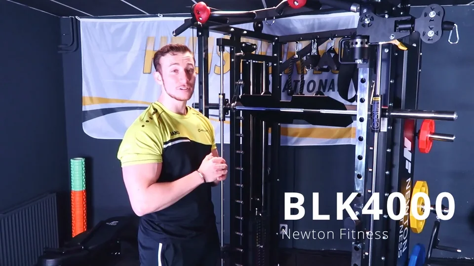 Newton Fitness Black Series BLK-4000 Multifunctional Smith Machine.mp4 on  Vimeo