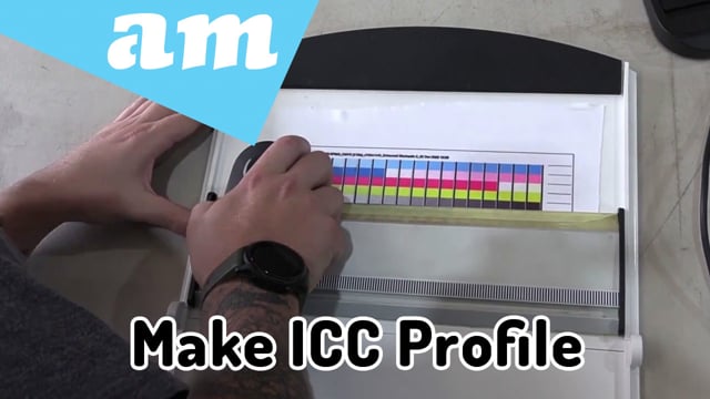 How to Make ICC Profile for Large Format Printer by FlexiPRINT Software with Spectrophotometer