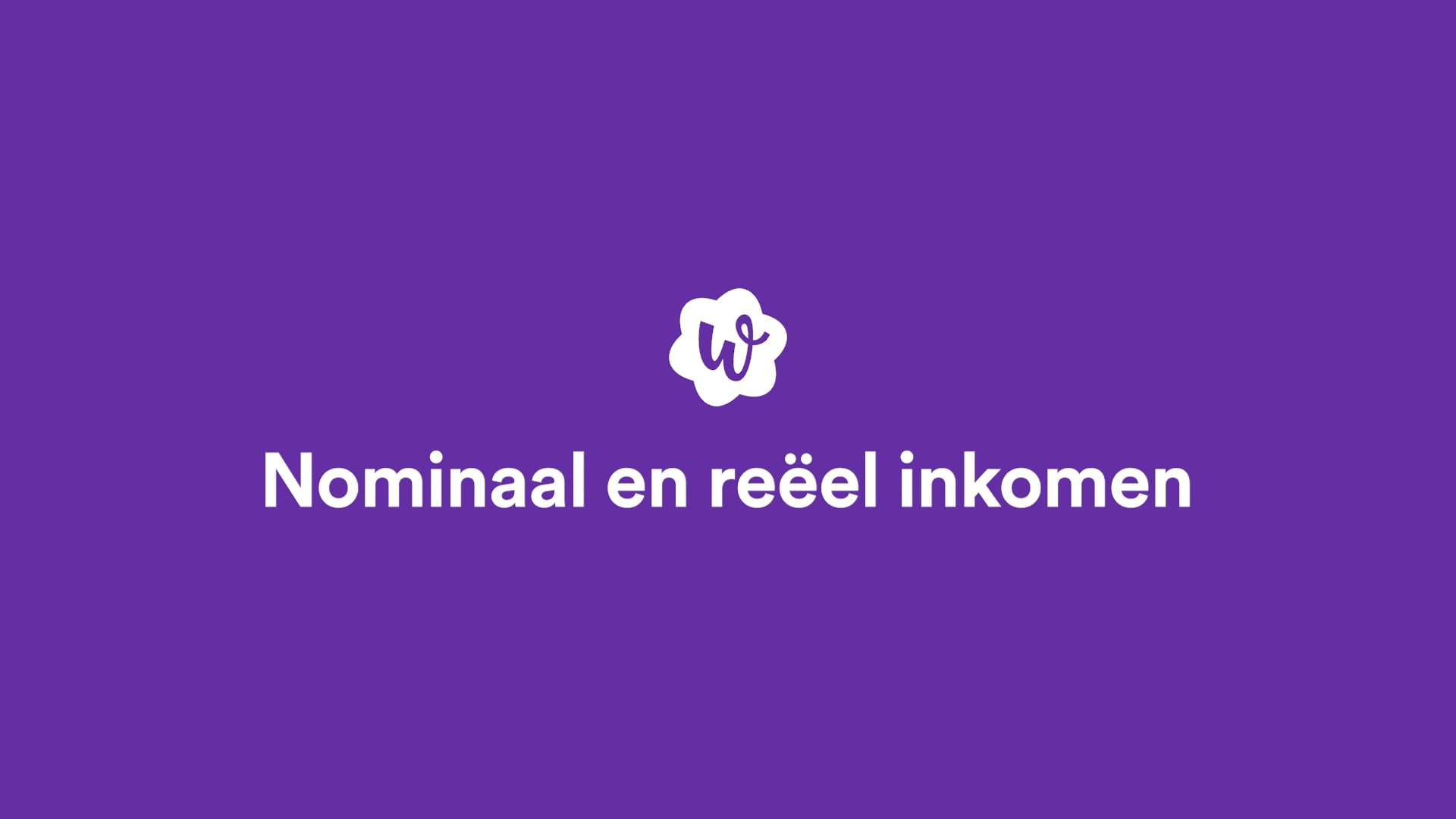 Nominaal En Reëel Inkomen Berekenen | WRTS