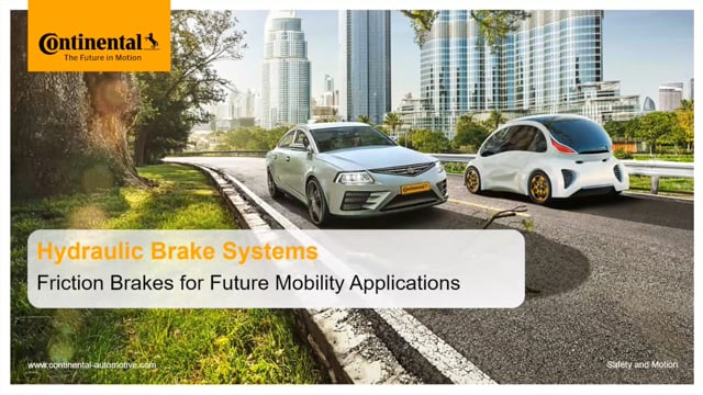 Friction brakes for future mobility applications