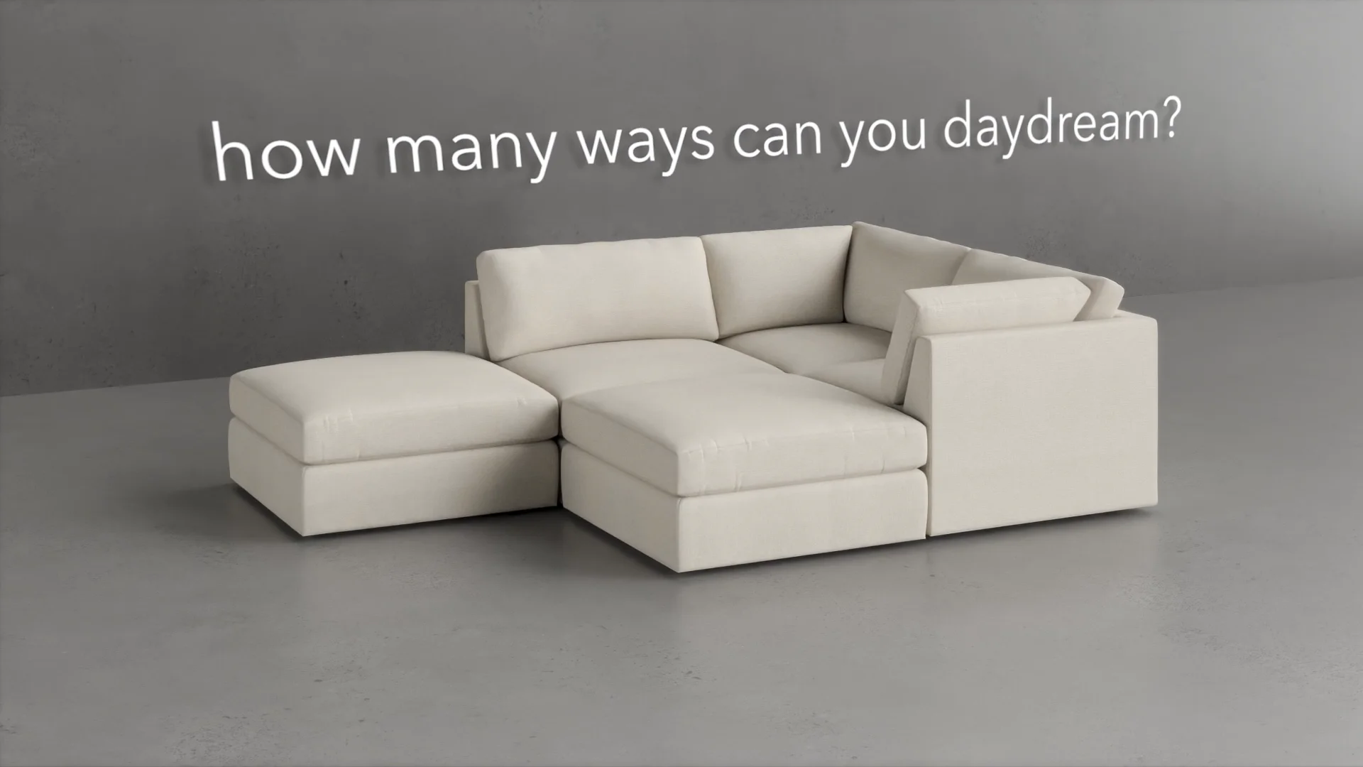 ETHAN ALLEN アメリカ製2.5人用ソファ Daydreamer Four-Piece Modular Sectional | Ethan Allen