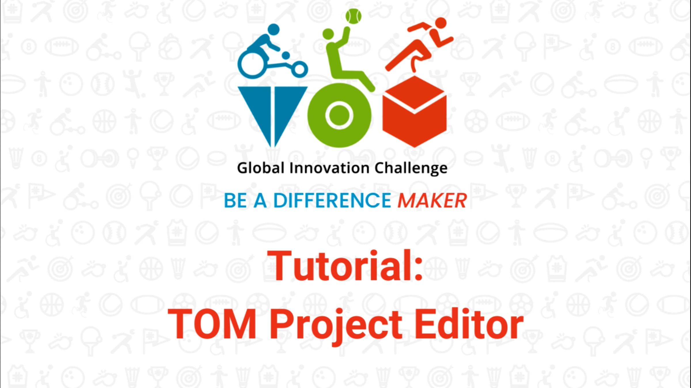 Tutorial: TOM Project Editor | Videos & Movies on Vimeo