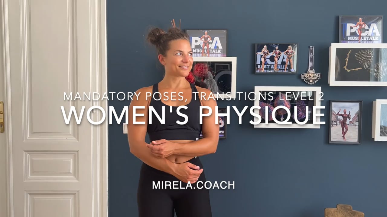 Women's Physique Mandatory Poses Transitions Level 2converted on Vimeo