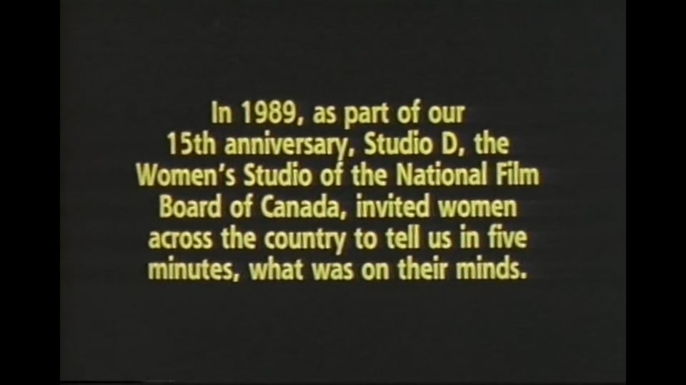 Five Feminist Minutes