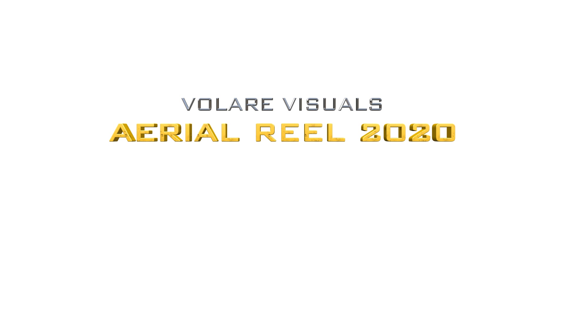 VOLARE VISUALS AERIAL REEL 2020