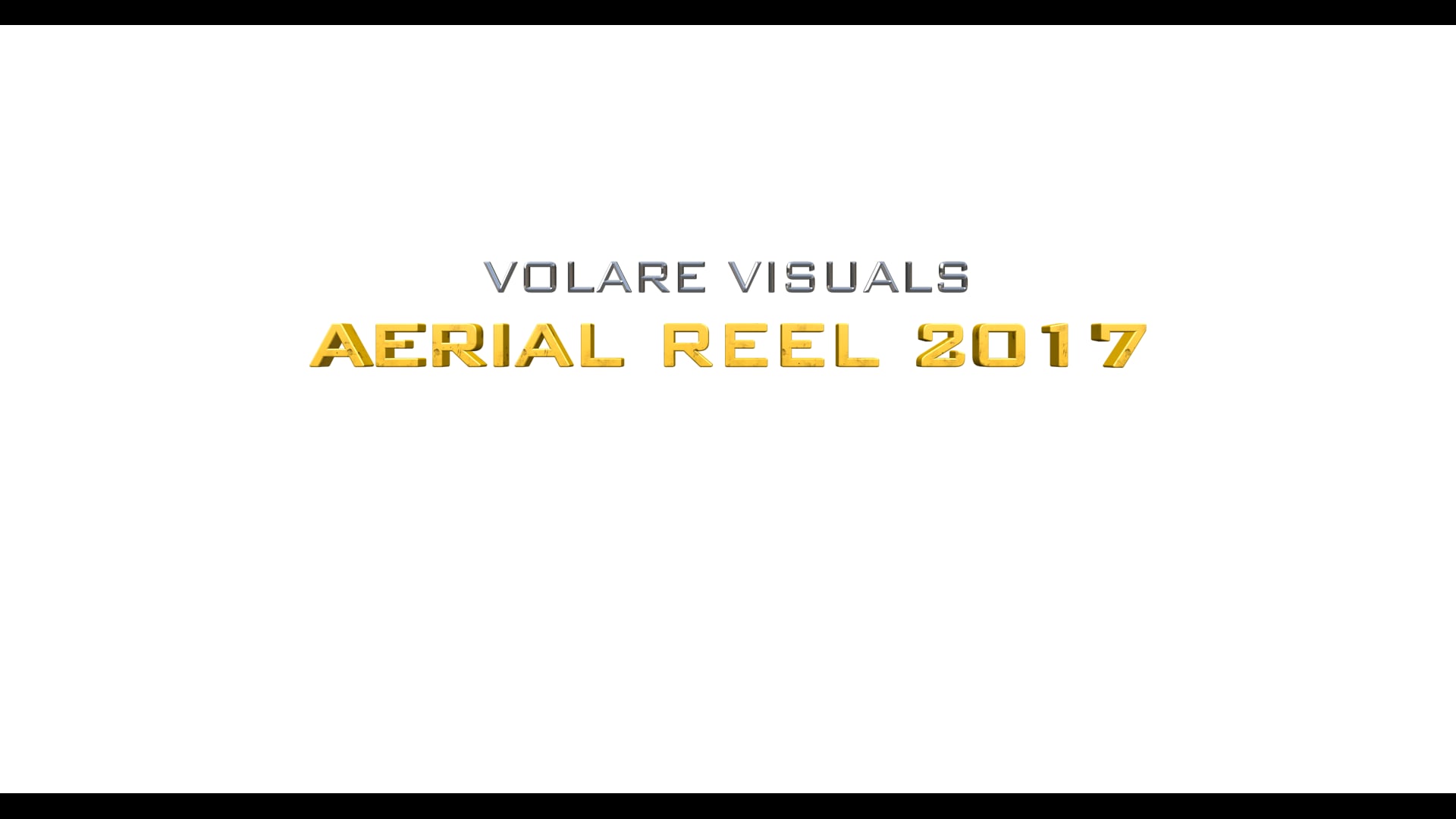 VOLARE VISUALS AERIAL REEL 2017