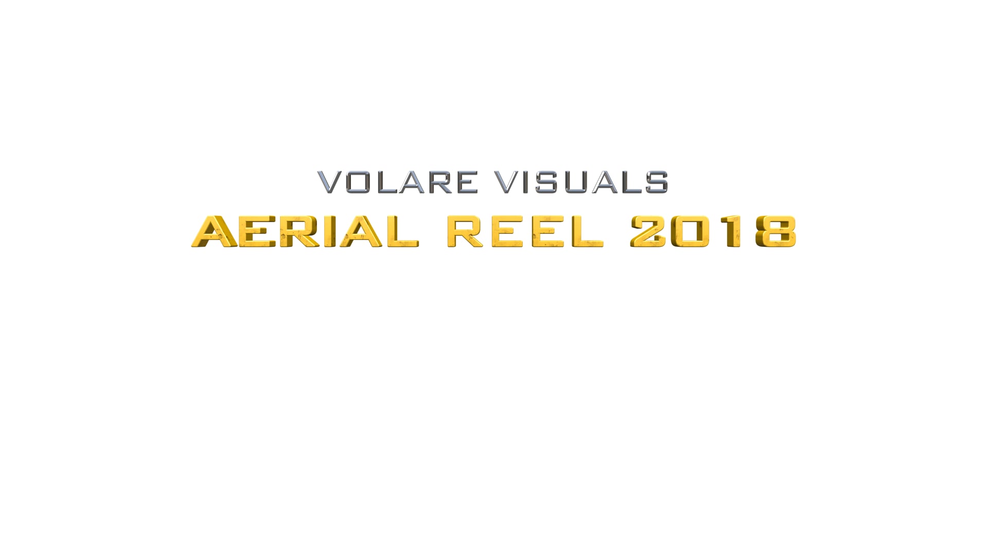 VOLARE VISUALS AERIAL REEL 2018