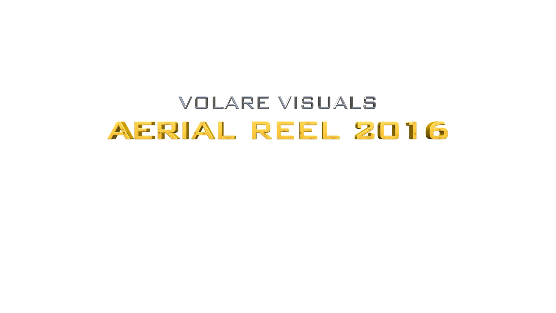 VOLARE VISUALS AERIAL REEL 2016