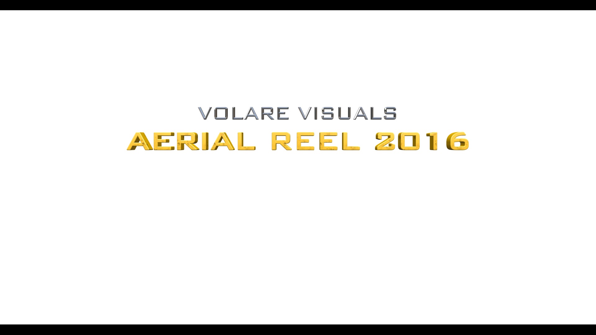 VOLARE VISUALS AERIAL REEL 2016