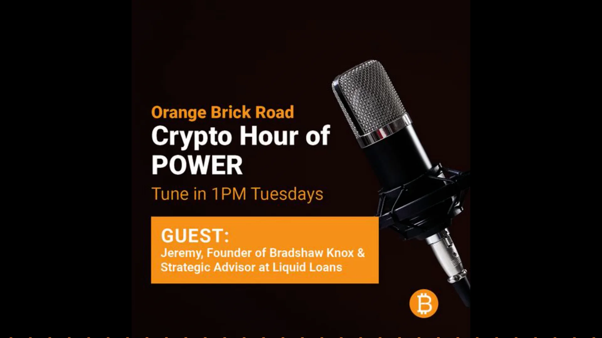 Crypto Hour of Power Interview - Bradshaw Knox %