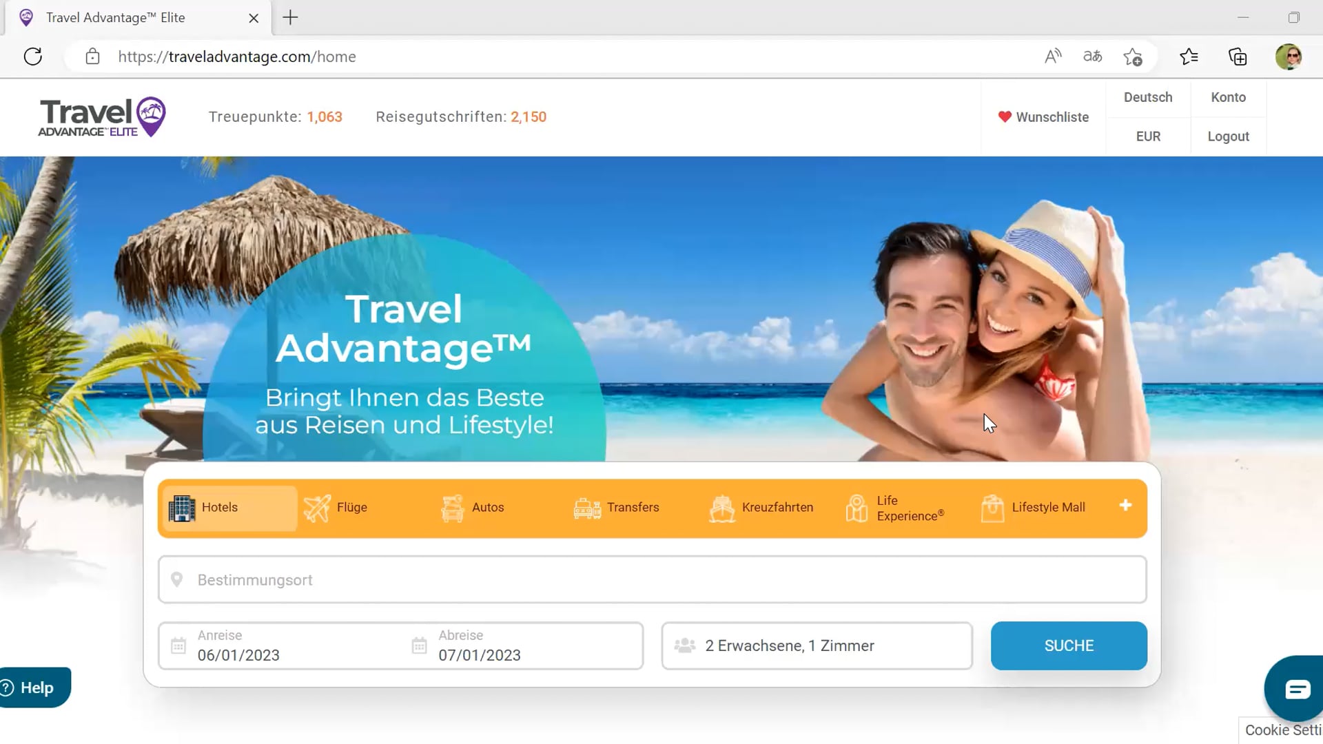 RESERVATIONEN VON AKTIVITÄTEN