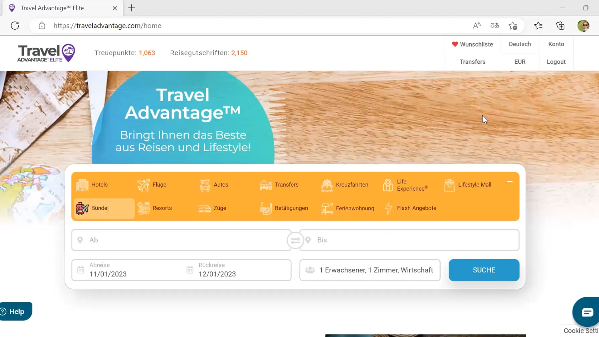 FLUG UND HOTEL PAUSCHAL