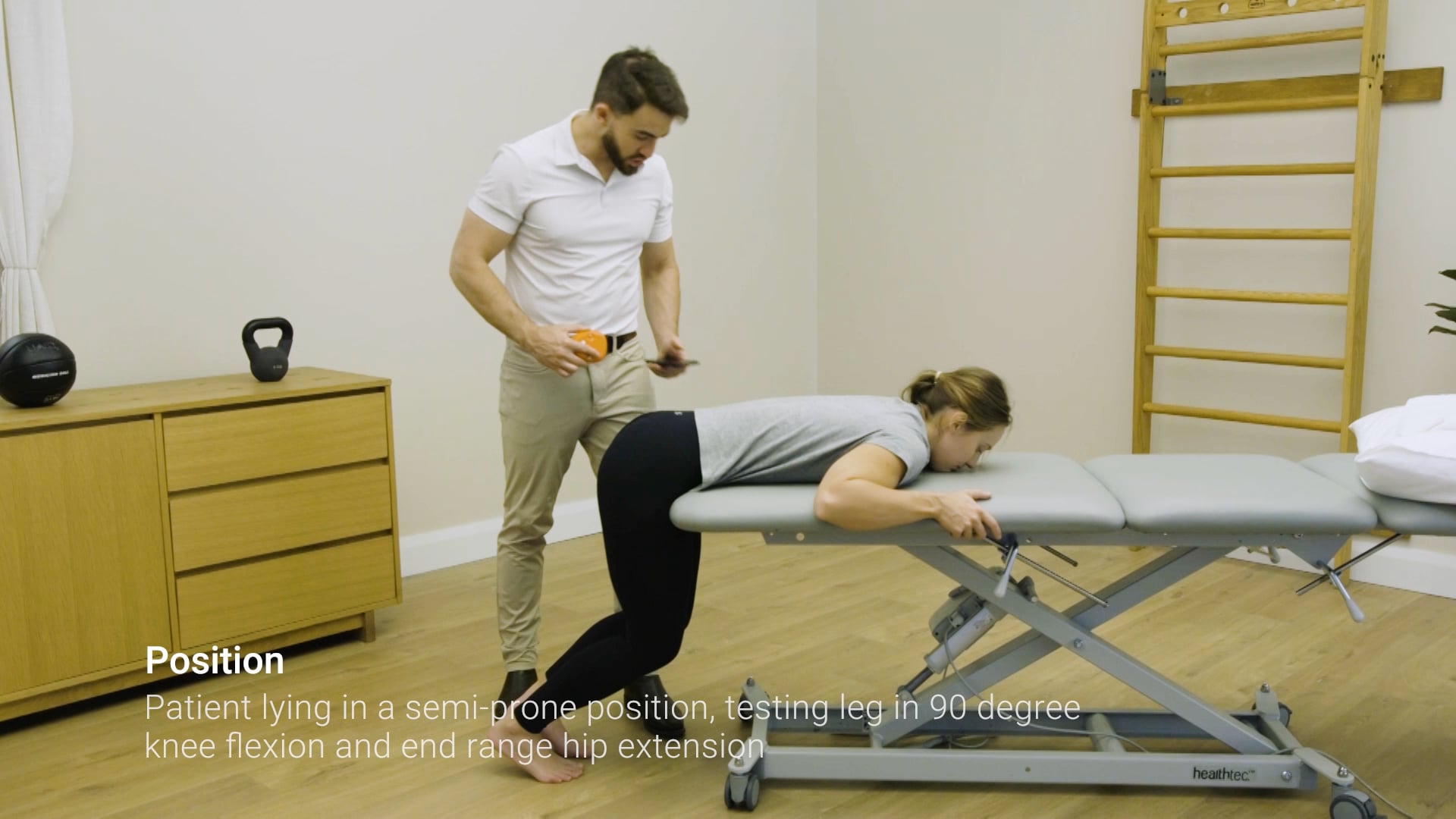 VALD DynaMo Lite Hip Extension - Semi-Prone Strength Test