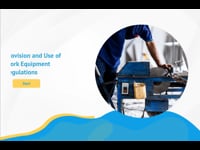 Overview of PUWER &amp; Its Legislation