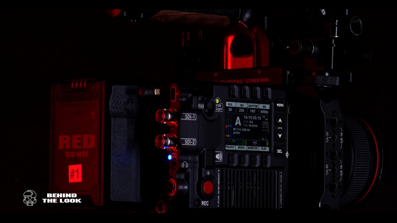 Caméra RED V-Raptor 8K VV en gros plan