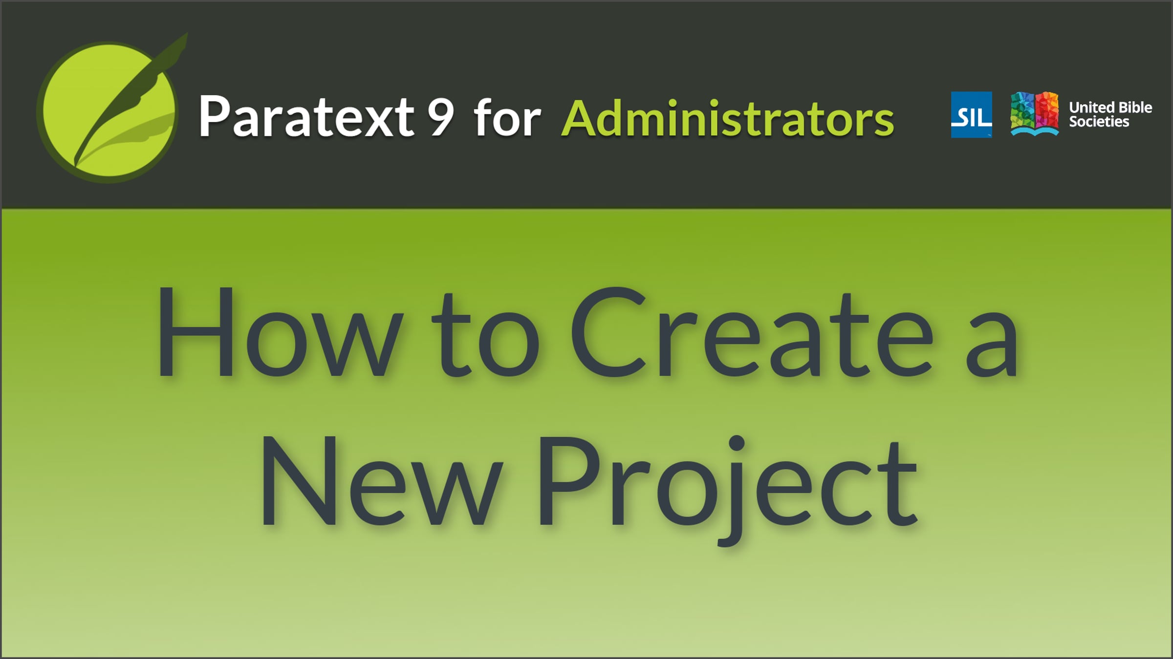 Getting Started: Create a New Project | 9+ | A2.1a