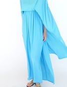 Video: CAPE CHLOE TURQUOISE GEORGETTE
