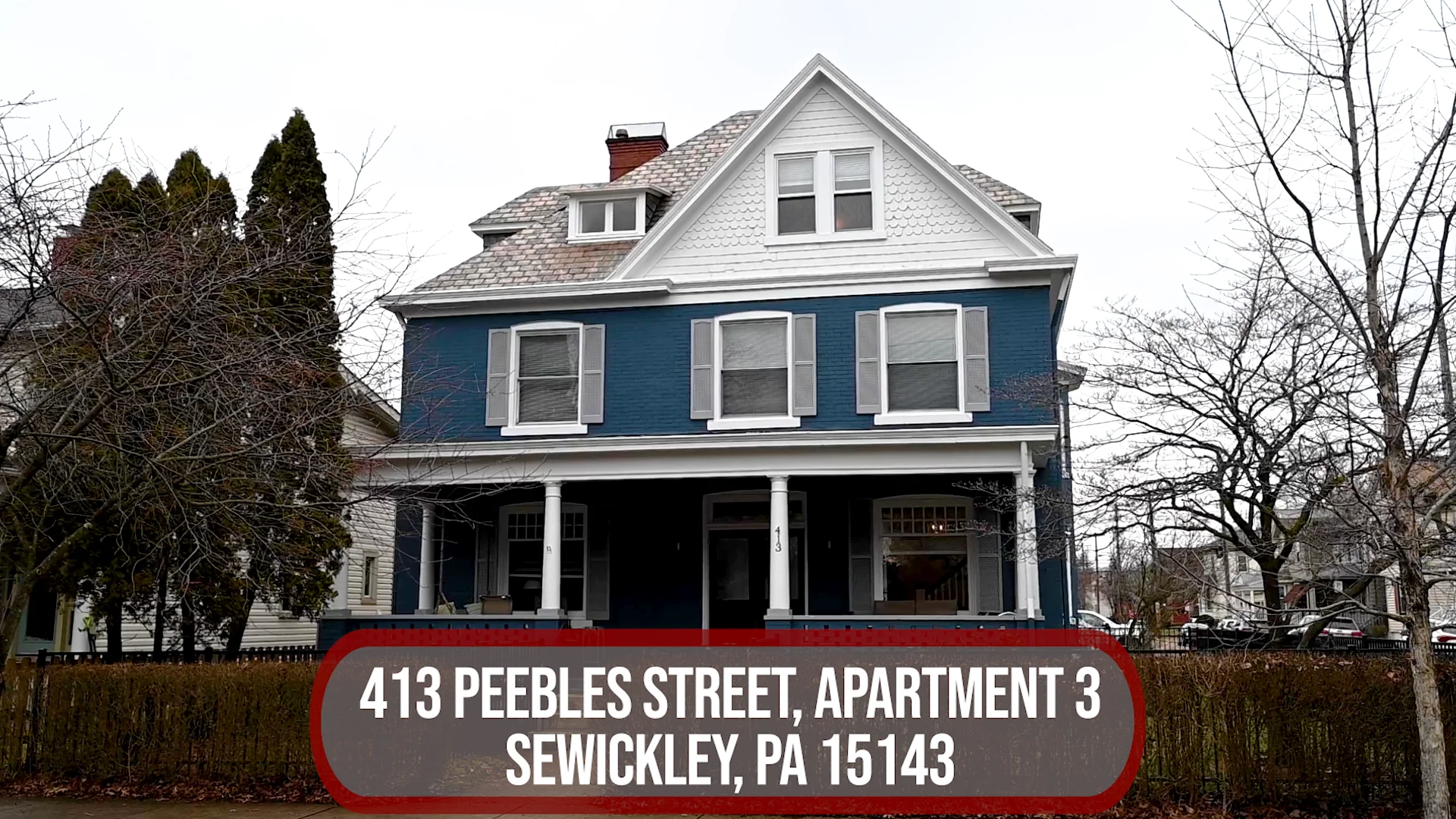 413 Peebles Street, Apartment 3, Sewickley, PA 15143 on Vimeo