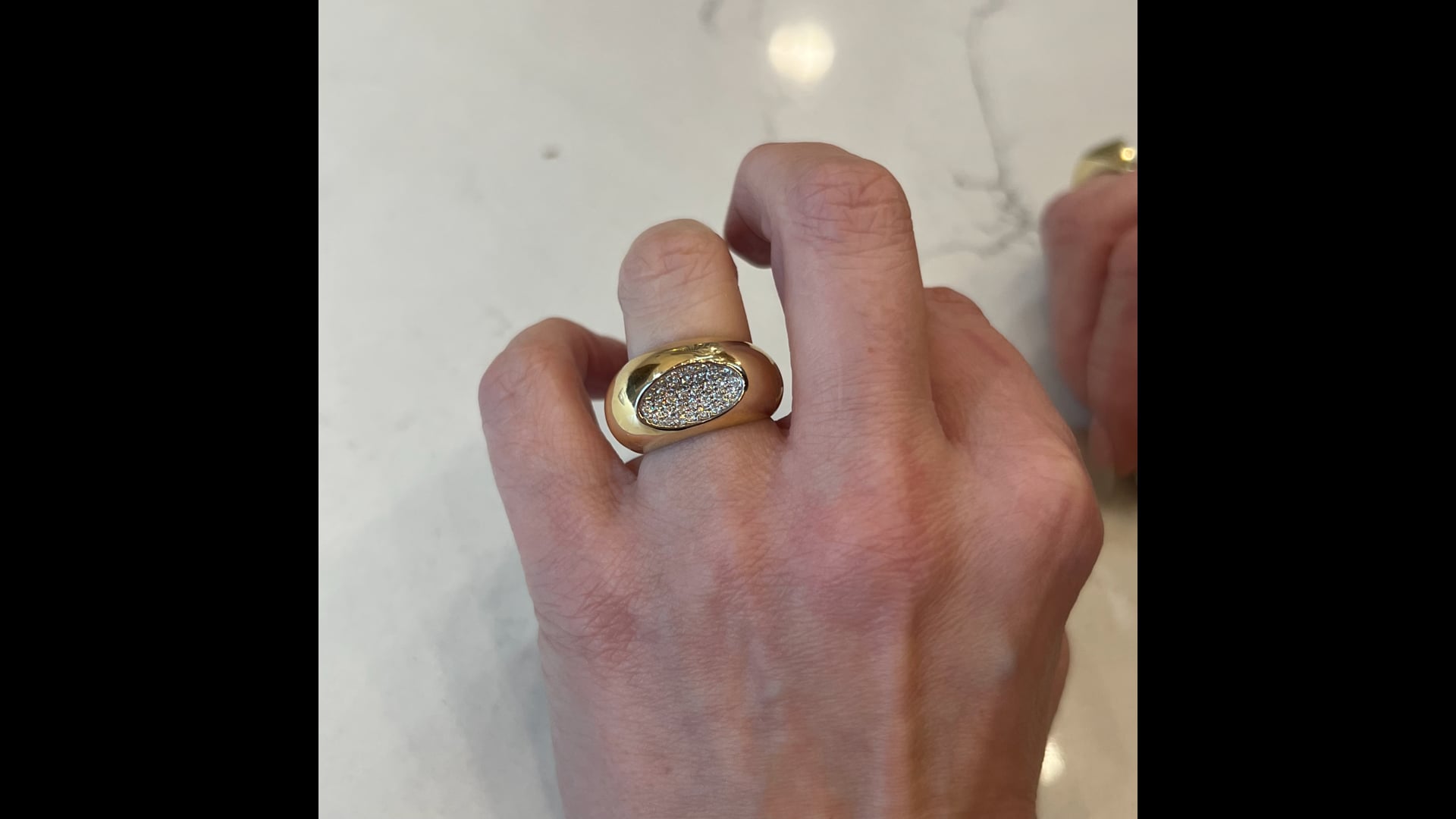 Roberto Coin Capri Plus Diamond Ring in 18k Yellow Gold
