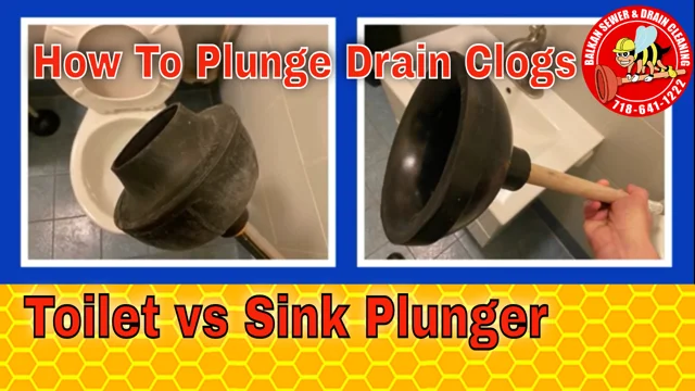 Toilet Plungers vs Sink Plungers: The Important Differences