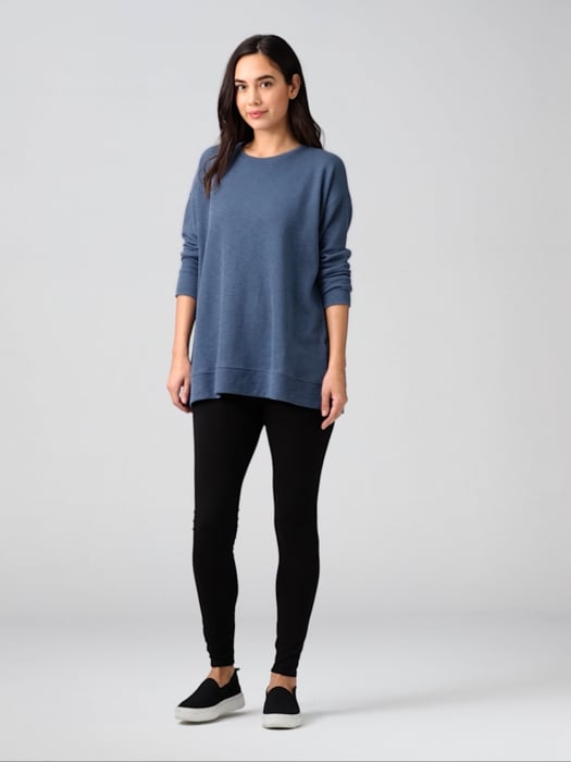 Pima Rib Knit L&L Legging - Organic Pima Cotton Ribbed Knit