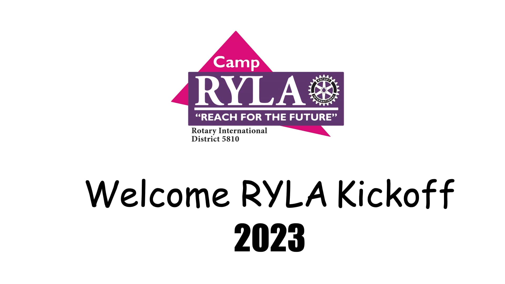 RYLA Kickoff Meeting 2023 on Vimeo