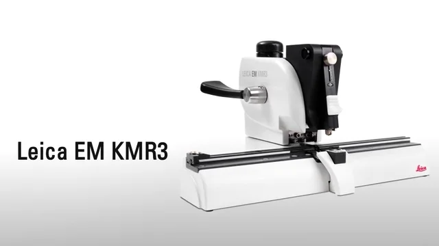 JEOL EM KMR3 ガラスナイフメーカー (Leica社製) のご紹介