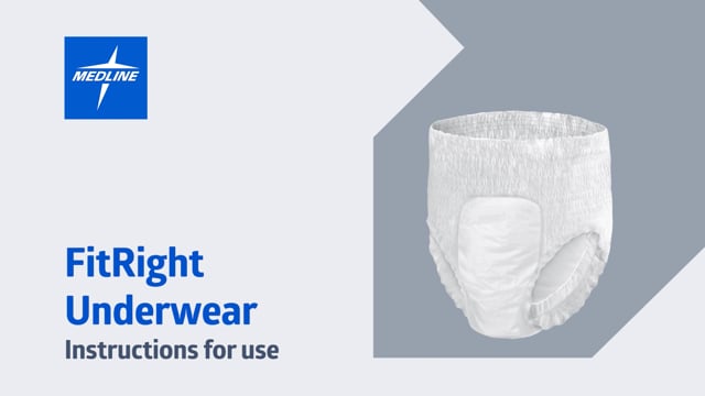 Medline FitRight Ultra Protective Underwear, Size L 80/cs FIT23505A –  Advanced Healthmart