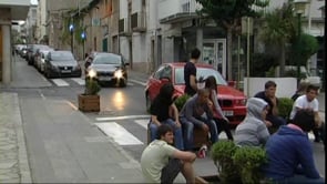 Manifestació Indignats a l'Escala
