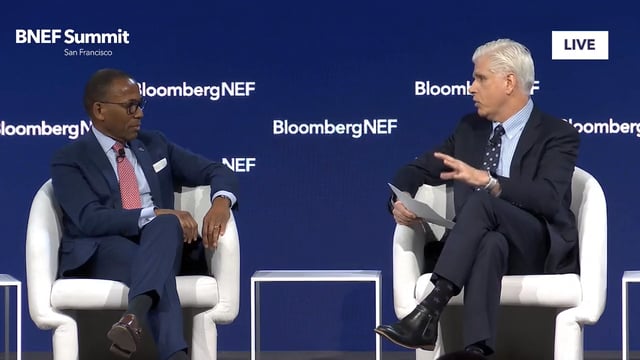 Watch "<h3>Policy Dialogue: Sustainable Aviation</h3>
Billy Nolen, Administrator (Acting), Federal Aviation Administration (FAA) interviewed by Iain Wilson,
Senior Editor, BloombergNEF"