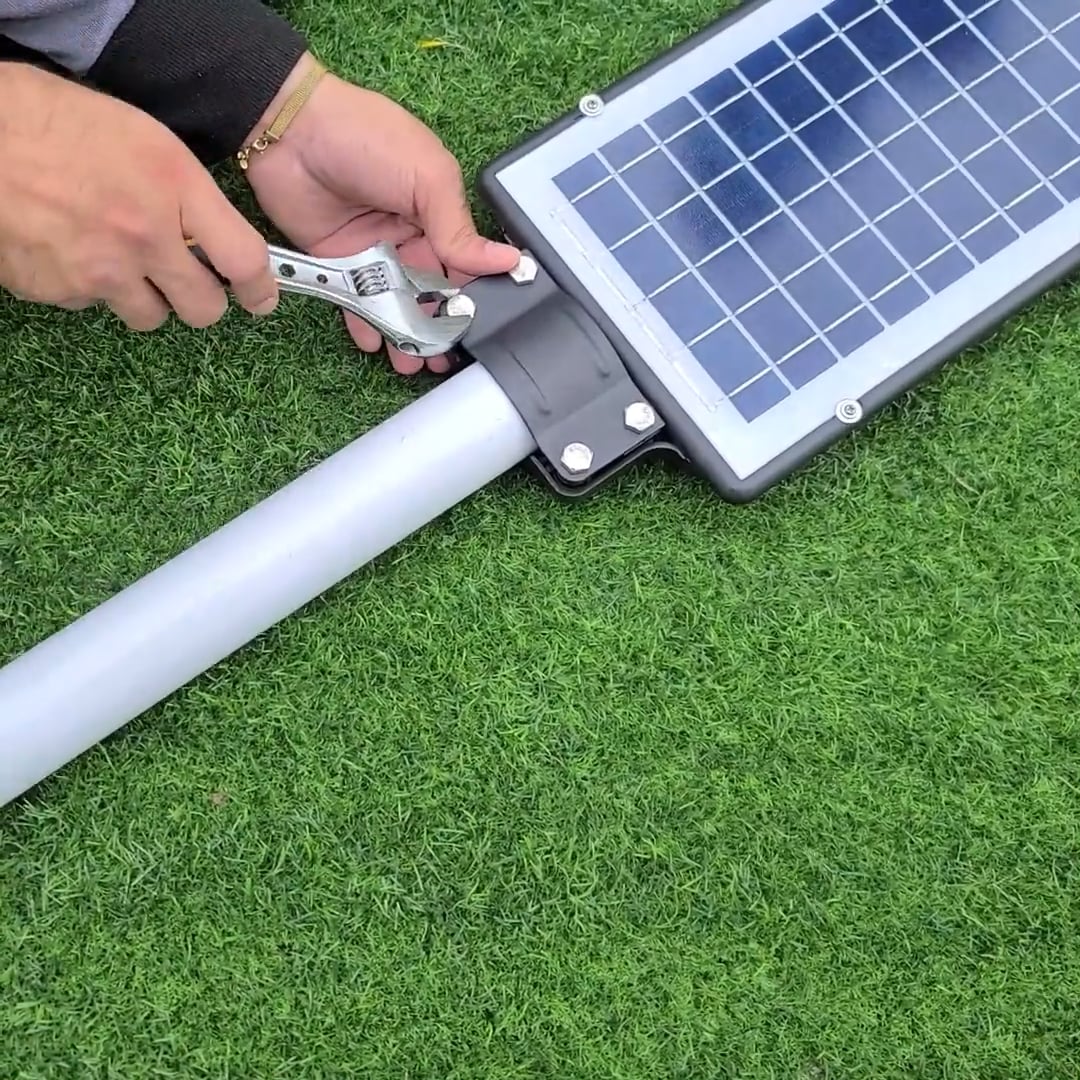 Solar Street Light Assembly By Home and Lighting on Vimeo