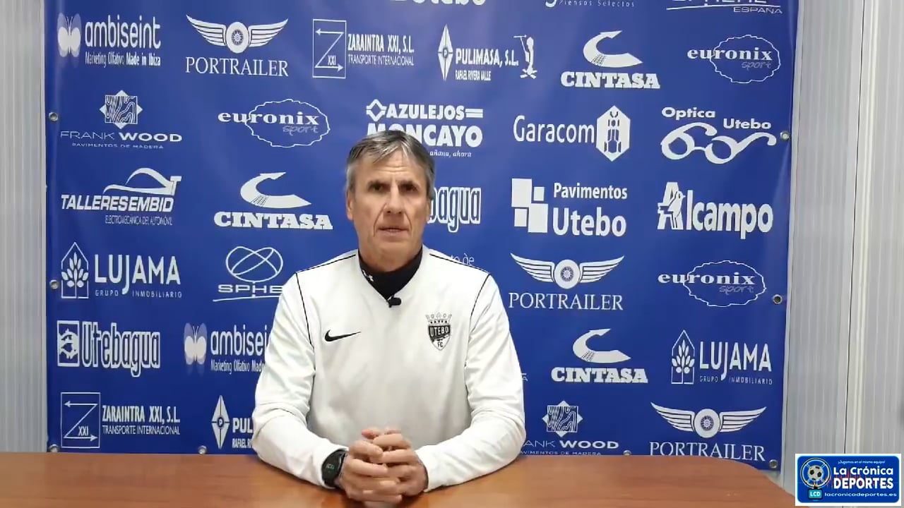 LA PREVIA / Utebo FC - CD Tudelano / JUAN CARLOS BELTRÁN (Entrenador Utebo) Jornada 20 / 2ª RFEF - Grupo 2 / Fuente: Utebo FC