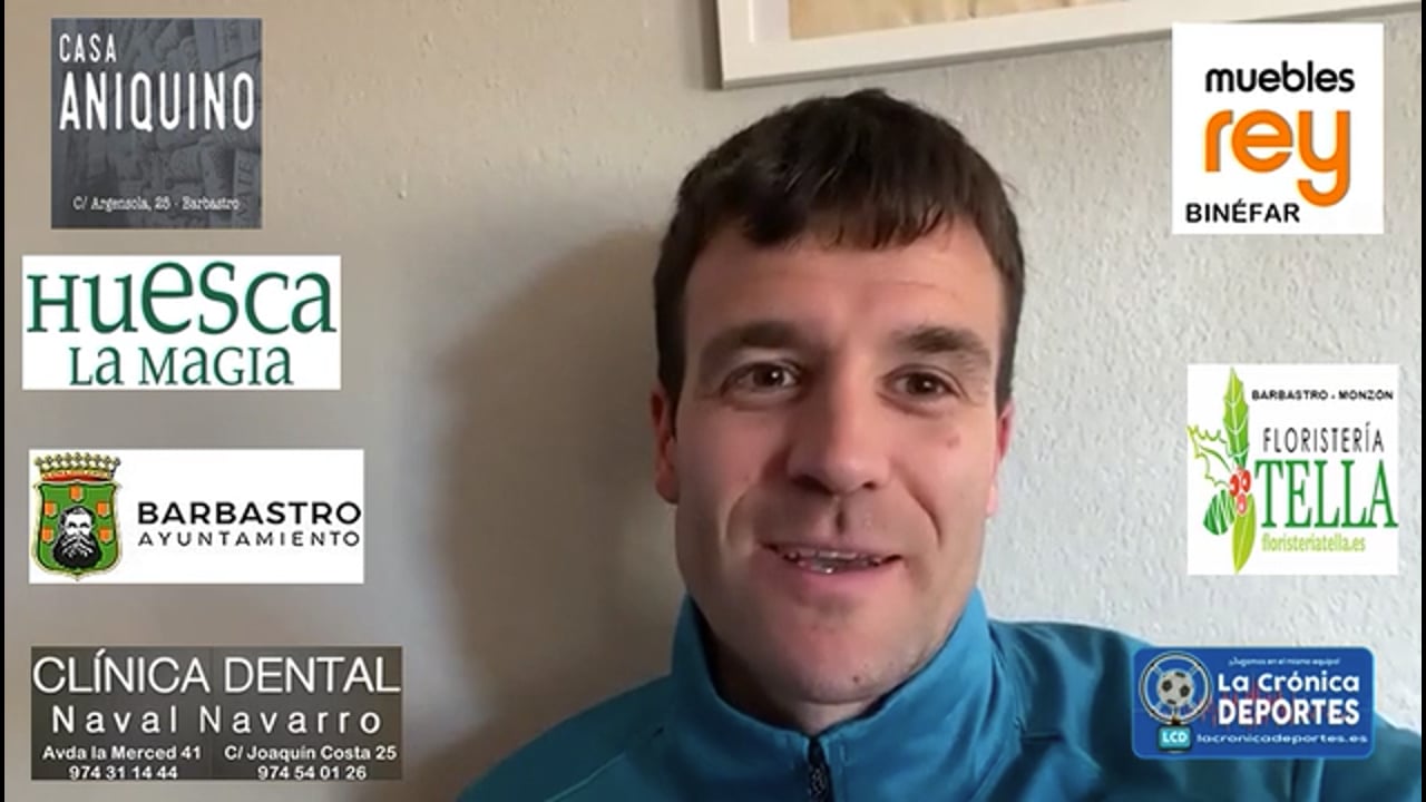 LA PREVIA / AT Binéfar - Peña Ferranca Tella / NÉSTOR ARILLA (Entrenador Ferranca Tella) Jornada 19 / 1ª Regional Gr 2