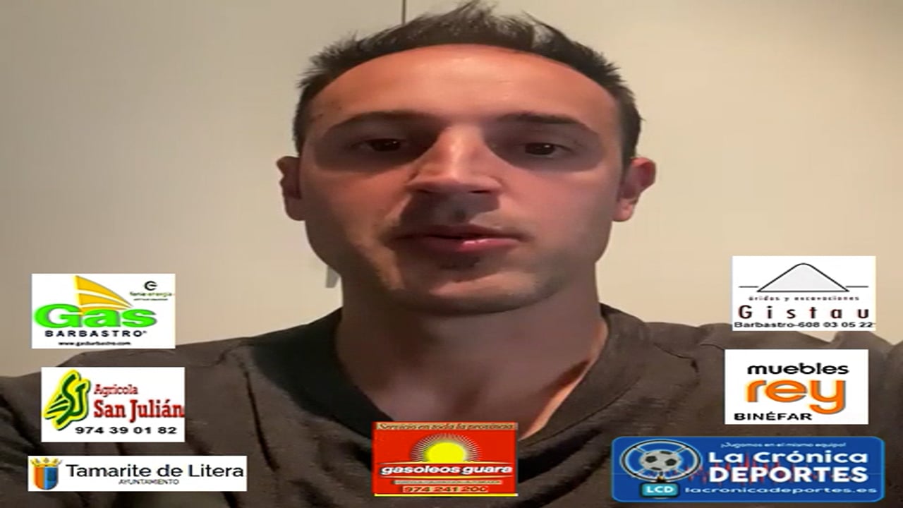 LA PREVIA / CD Binéfar - CD La Almunia / DAVID GIMÉNEZ (Entrenador Binéfar) Jornada 20 / 3ª División