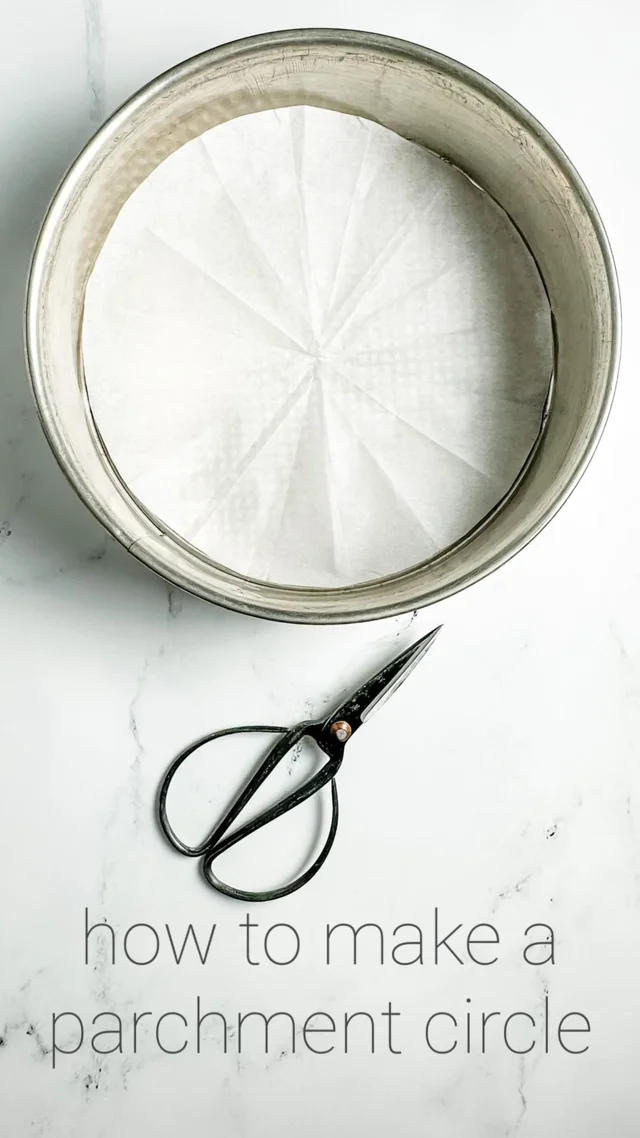 Parchment paper for round cake cheap pans